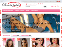 Tablet Screenshot of daniela-pradlo.cz